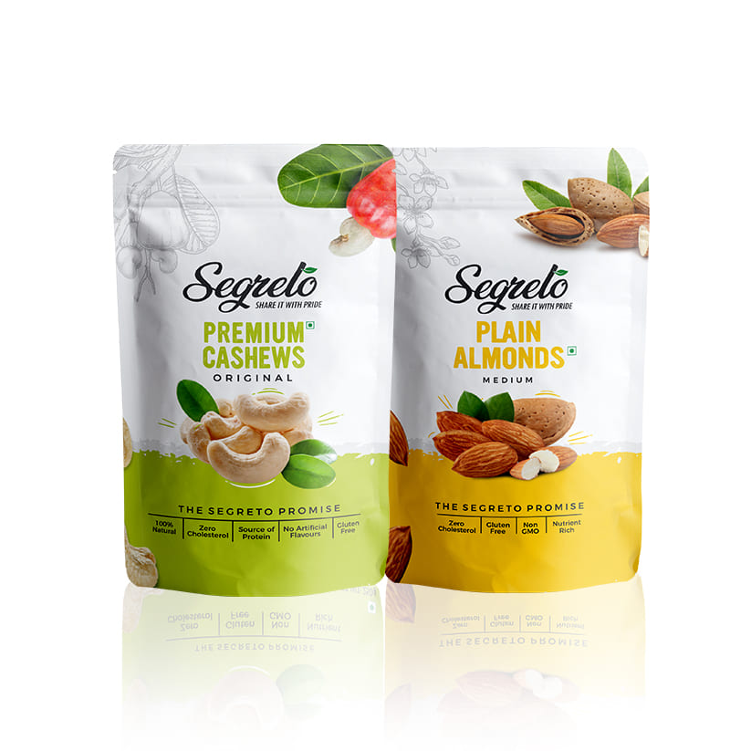 Plain Cashews & Plain Almonds