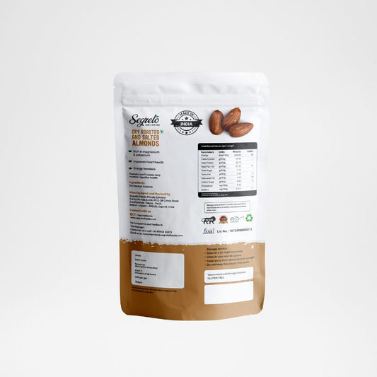 Dry Roasted and Salted Almonds